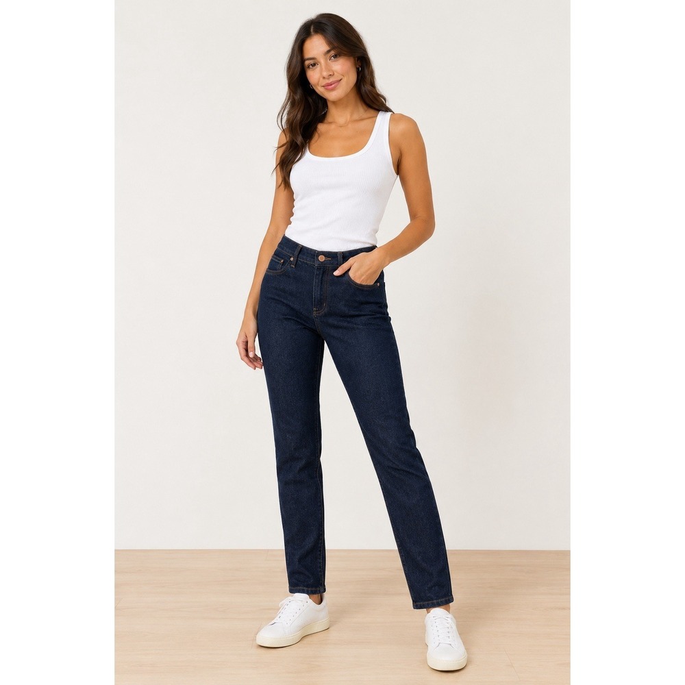 NWT Loft Modern Indigo Skinny Jeans Womens Size 27/4 Dark Wash Low Rise Denim